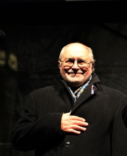 Jan Řeřicha při pietním aktu k octění památky Jana Palacha (2019)