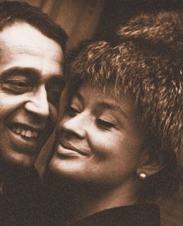 Vlastimil Brodský se svojí druhou ženou, herečkou Janou Brejchovou. Zdroj: internet