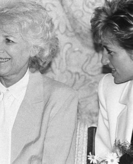 Olga Havlová s Dianou, princeznou z Walesu v roce 1991