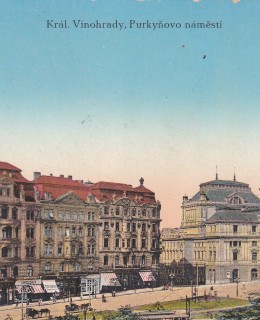 Novobarokni domy na Purkyňově nám. (nám. Míru)