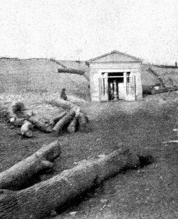 Konec zahrady Kanálka, 1904. Zdroj: Bejvavalo.cz. Autor snímku neznámý