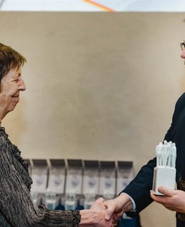 Předávání Ceny starosty 2026, manželka P. Brodského, paní D. Brodská