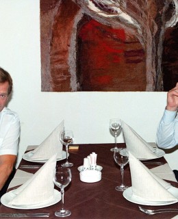 Václav Klaus premiér s Václavem Havlem, prezidentem, 1992. Zdroj: Idnes.cz