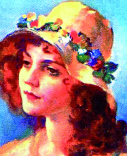 20letá Blanka Wedlichová na obraze F. X. Naskeho (1930)