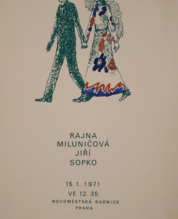 svatební oznámení Sopkových (1971)