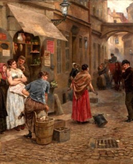 obraz Popeláři (1887), olej na plátně obraz Popeláři (1887), olej na plátně