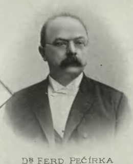 prof. Ferdinand Pečírka (1859-1922) Zdroj: Wikipedie