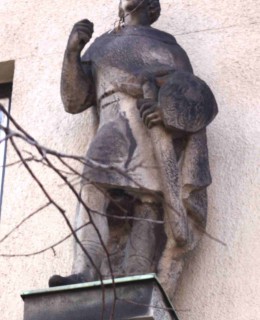 Sv. Václav na domě v Anglické ul. čp. 242/16, foto: P. Líbal