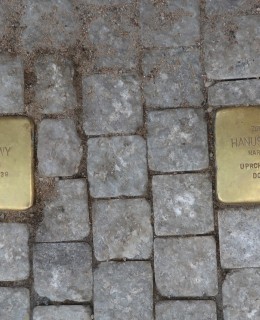 Kameny zmizelých rodiny Löwyových (Foto M. Polák, červen 2026)
