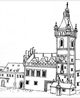 Novoměstská radnice po přestavbě 1520 – 1526. Zdroj: www.orloj.eu