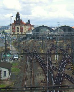 Praha hlavní nádraží s kolejištěm, 2018, P2