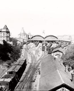 Hlavní nádraží, kol. 1910. AHMP