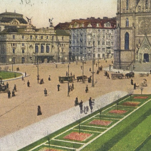 Park ve dvacátých letech minulého století