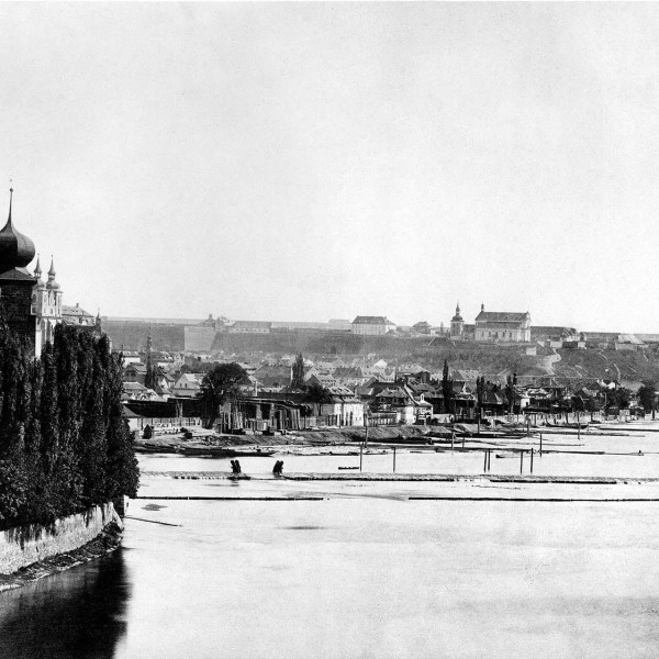 Podskalí a Vyšehrad, panorama