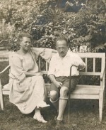 Prof. Burian s manželkou. Zdroj: archiv autorky