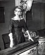 Zuzana Borovičková, večerní šaty společenské, konec 50. let. Zdroj: archiv autorky