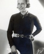 Zdenka Švabíková, 30. léta. Zdroj: archiv autorky