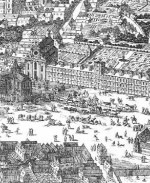 Areál jezuitské koleje r.1665 na Dobytčím trhu včetně blízkosti kaple Božího těla