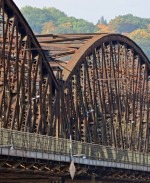 Železniční most. Zdroj: archiv B. Kovaříkové