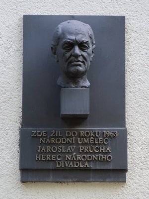 Jaroslav Průcha, Londýnská č.p. 672/20, Vinohrady (autor fotografie: Milan Polák)