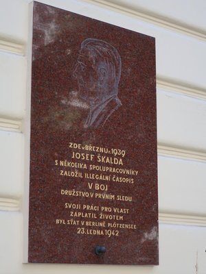 Josef Škalda, Budečská č.p. 1026/14, Vinohrady (autor fotografie: Milan Polák)