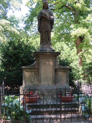 Svatý Jan Nepomucký, Karlachovy sady, Vyšehrad (autor fotografie: Milan Polák) Svatý Jan Nepomucký, Karlachovy sady, Vyšehrad (autor fotografie: Milan Polák)