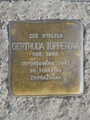 Kámen zmizelých, G.Töpferová (autor fotografie: Dagmar Broncová)