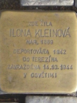 Kámen zmizelých I. Kleinové (autor fotografie: Dagmar Broncová)