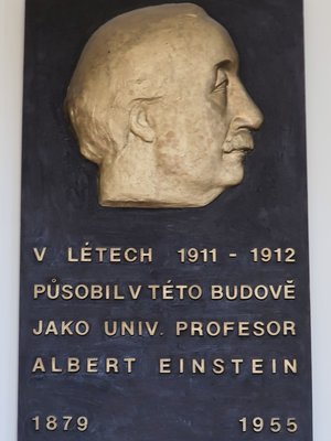 Deska Alberta Einsteina (autor fotografie: Milan Polák)