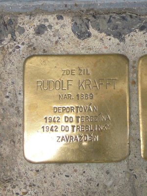 Kámen zmizelých Rudolfa Krafta (foto Dagmar Broncová)
