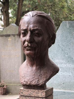M. Knobloch: A. Zábranský (kopie původní busty), foto M. Polák, 2022