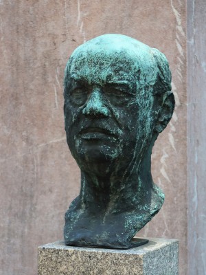 Busta Františka Stupky (Foto M. polák, 2023)