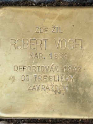 Kámen zmizelých R. Vogela (Foto M. Polák, říjen 2023)