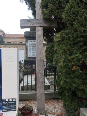 Hrob P. Ebena a I. Hurníka na Vyšehradě (Foto M. Polák, 2024)