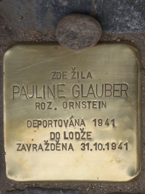 Kámen zmizelých Pavlíny Glauberové dne 19. 6. 2024 (Foto M. Polák)