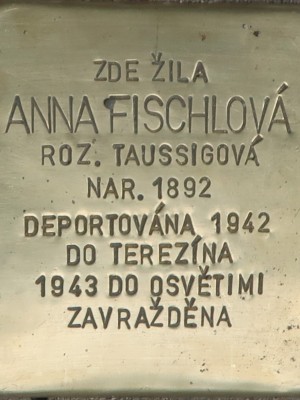 Kámen zmizelých Anny Fischlové (Foto M. Polák)