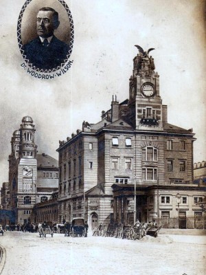 Wilsonovo nádraží 1919, pohlednice