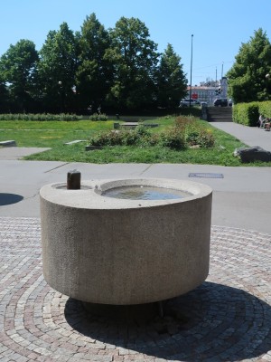 Fontánka v Zítkových sadech v květnu 2025 (Foto M. Polák)