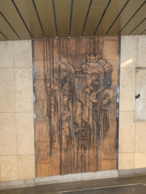 Keramické reliéfy Praha husitská (Foto M. Polák, 2025)