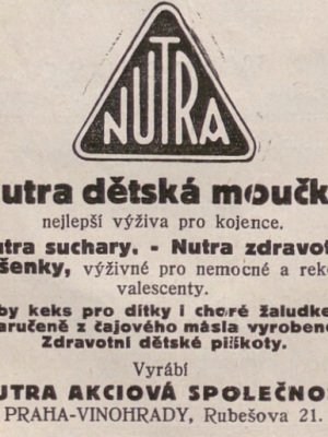 Reklama firmy Nutra, a.s.
