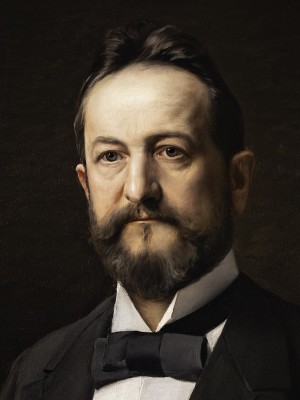 Jan Otto na portrétu od Václava Brožíka, 19893. Zdroj: Wikipedie