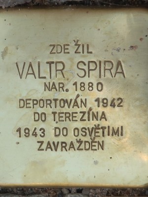 Kámen zmizelých V. Spiry (Foto M. Polák, 2026)