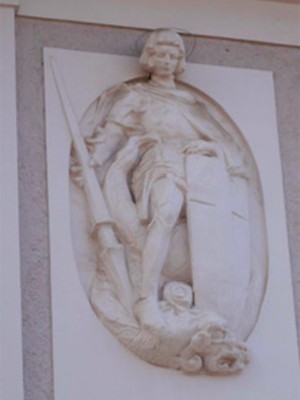 A. Mára: sv. Jiří, zdroj: Umělecká zahrada: 