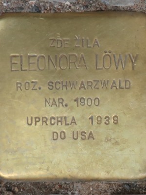 Kámen zmizelých Eleonory Löwy (Foto M. Polák, červen 2026) Kámen zmizelých Eleonory Löwy (Foto M. Polák, červen 2026)